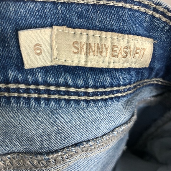 Seven 7 Blue Skinny Jeans Size 6 - Picture 14 of 16